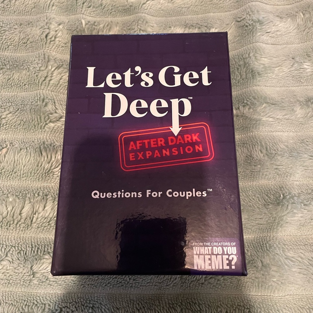 Let's Get Deep After Dark Expansion Card Game